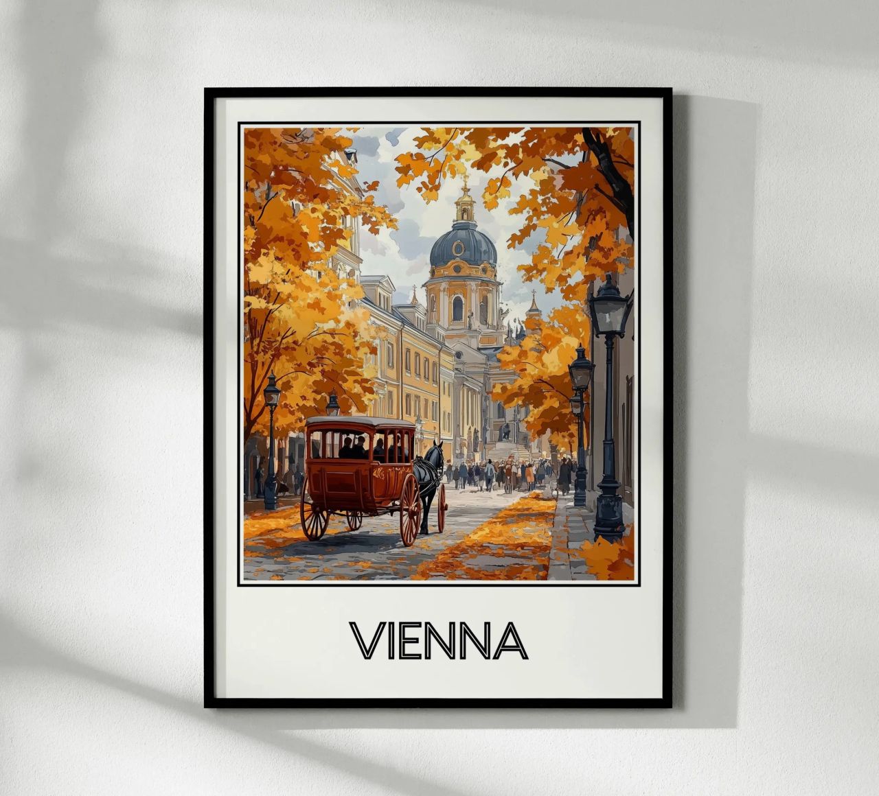 Wien Poster von Frame the World