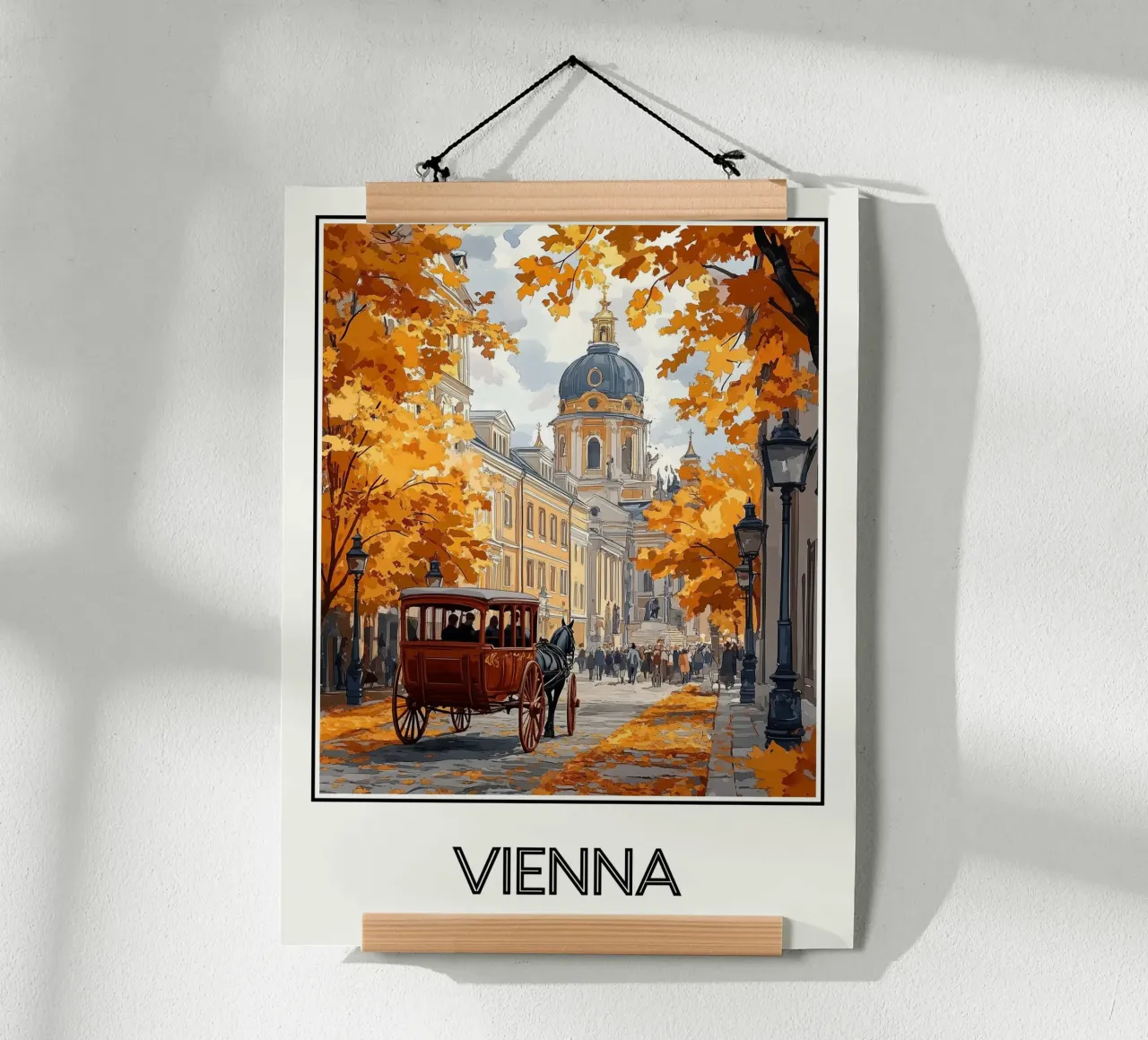 Vienna poster con telaio in alluminio da Frame the World