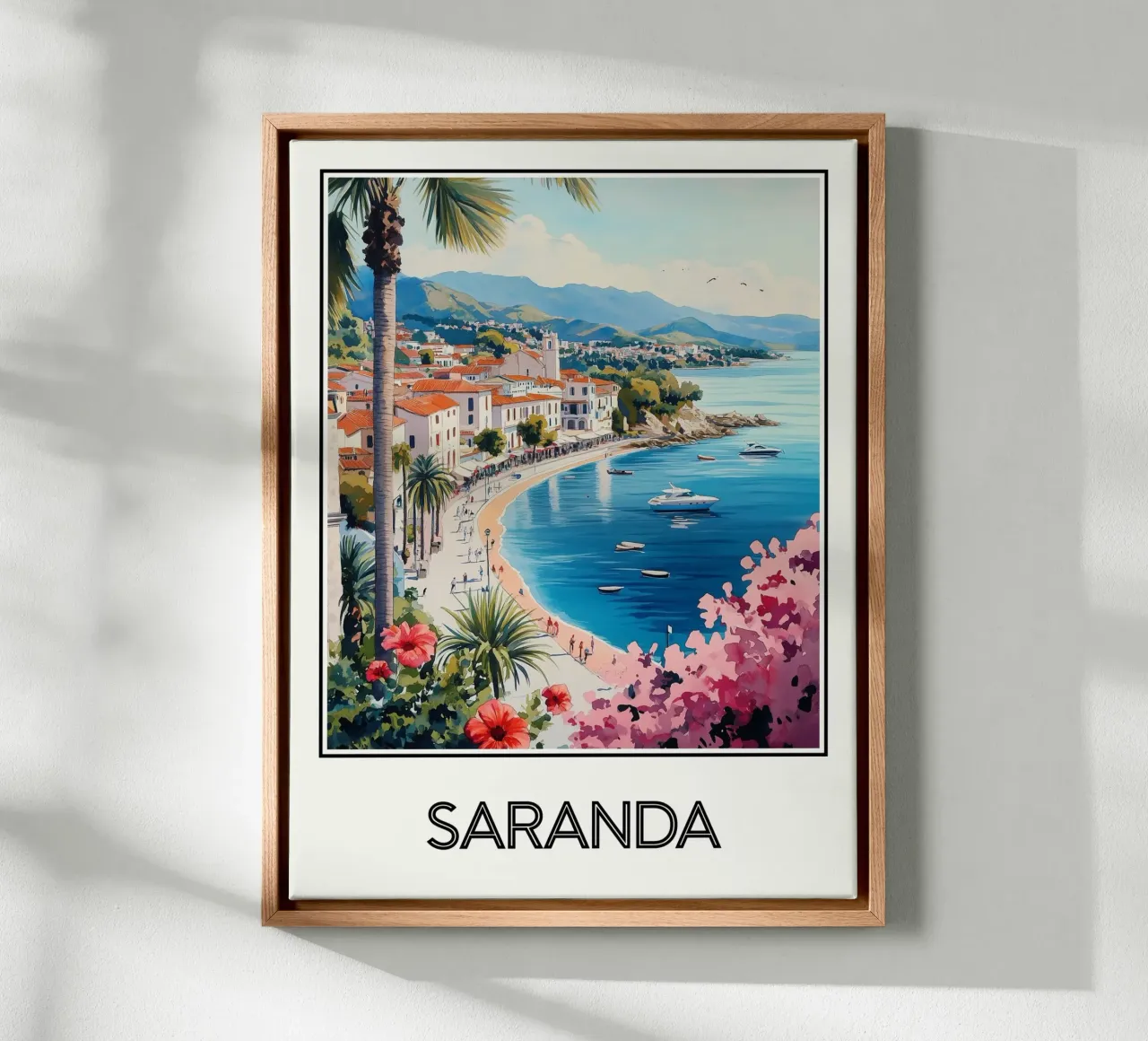 Saranda tela con Cornice a cassetta da Frame the World