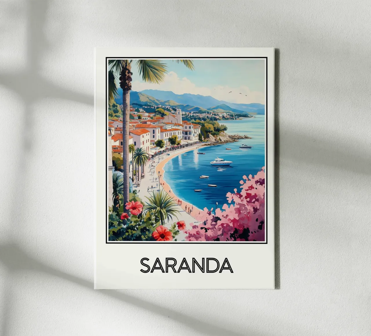 Saranda tela con Cornice a cassetta da Frame the World