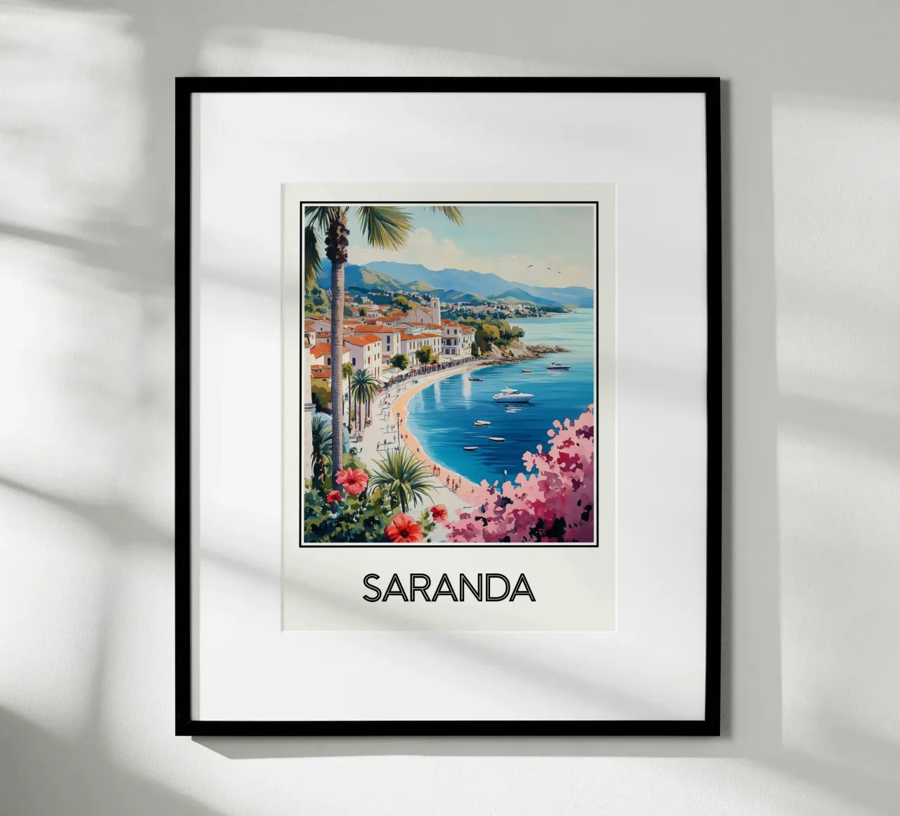 Saranda poster da Frame the World