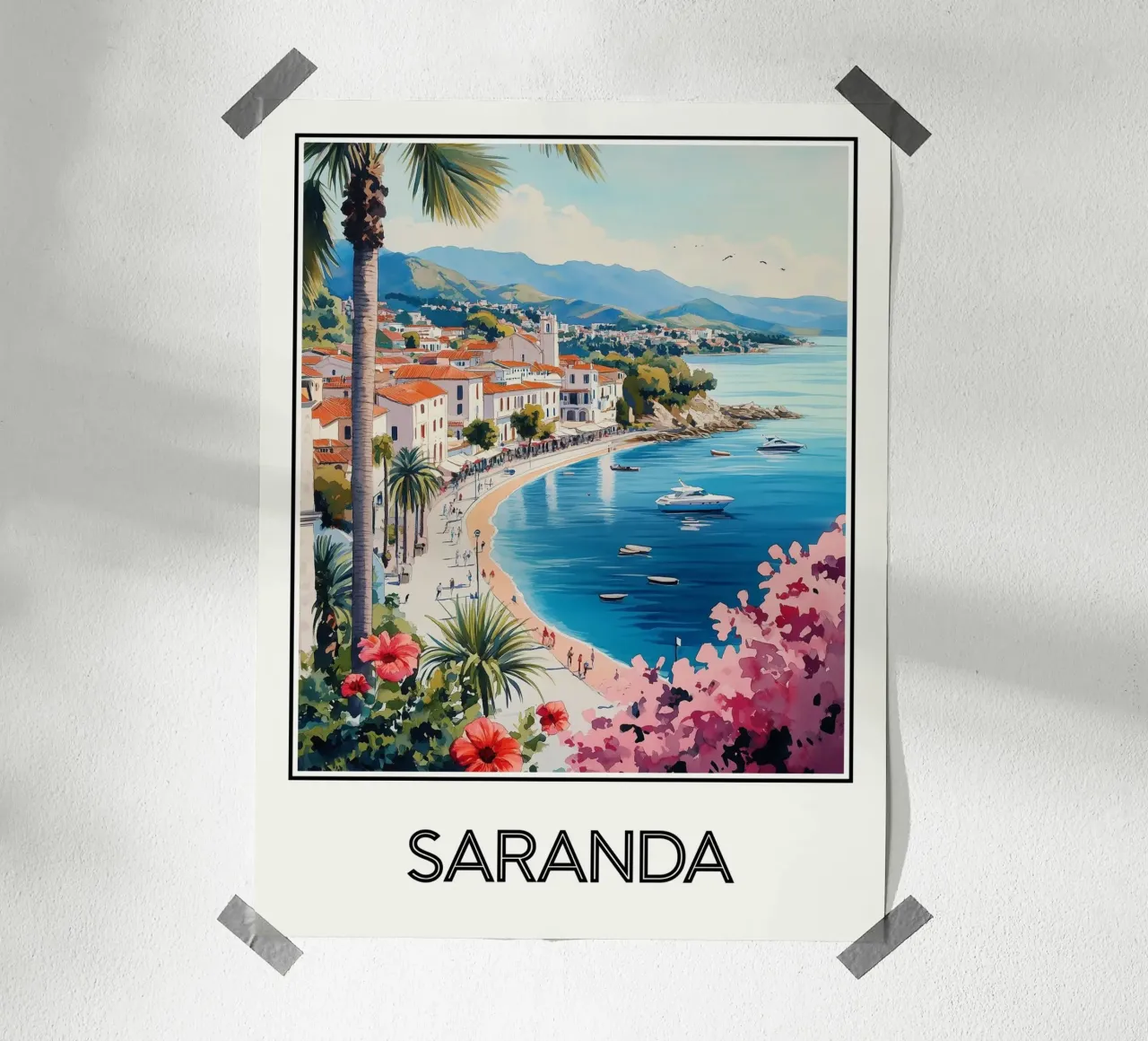 Saranda poster da Frame the World