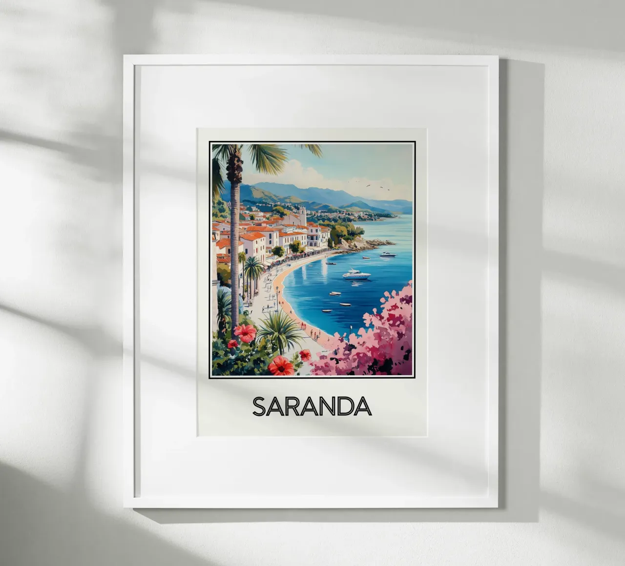 Saranda poster da Frame the World