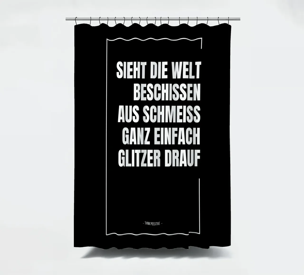 GLITZER FÜR DIE WELT tenda da doccia da Einfach Uebel