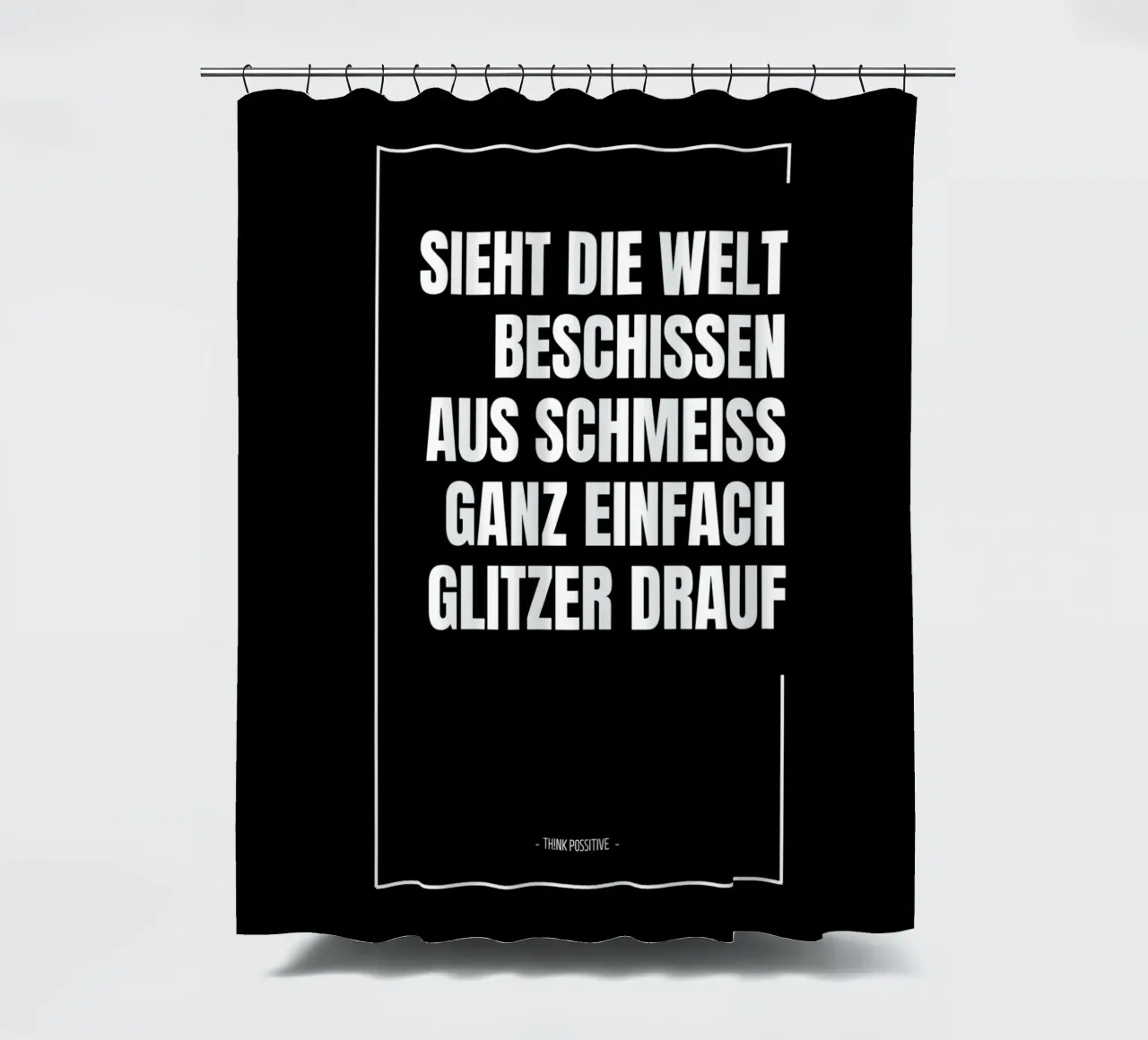 GLITZER FÜR DIE WELT tenda da doccia da Einfach Uebel