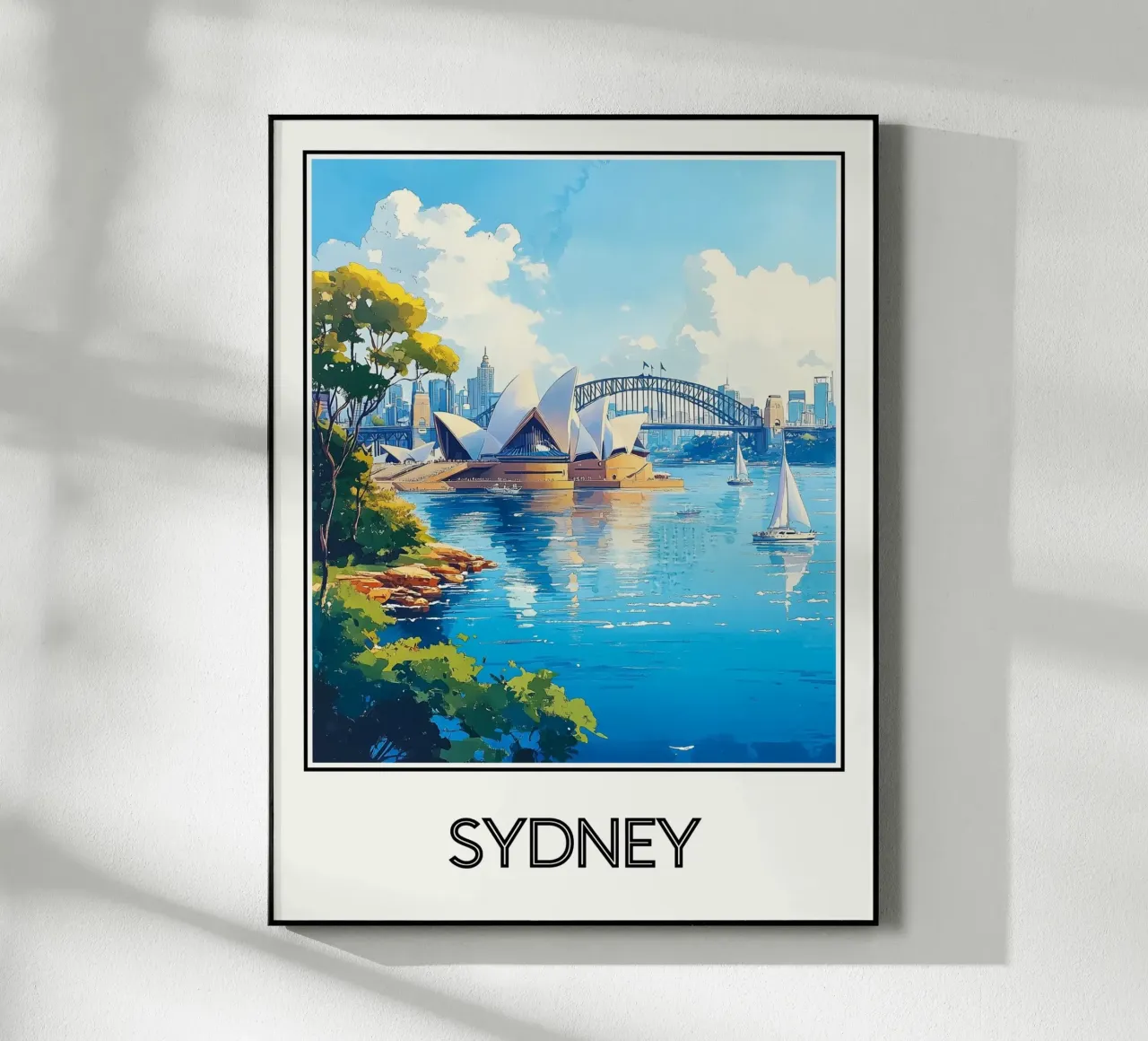 Affiche Sydney Australie Acryl-Glas von Frame the World