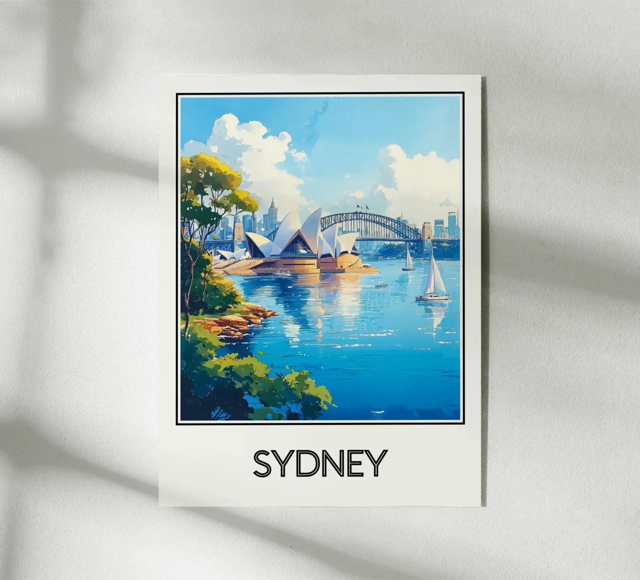 Affiche Sydney Australie Acryl-Glas von Frame the World