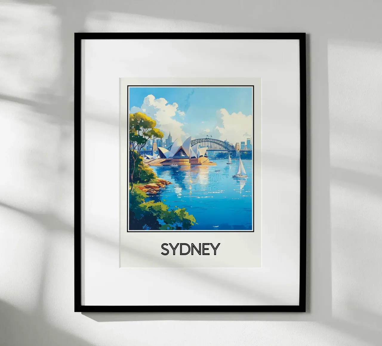 Affiche Sydney Australie Poster von Frame the World