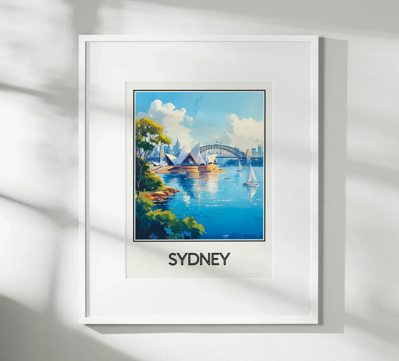 Affiche Sydney Australie Poster von Frame the World