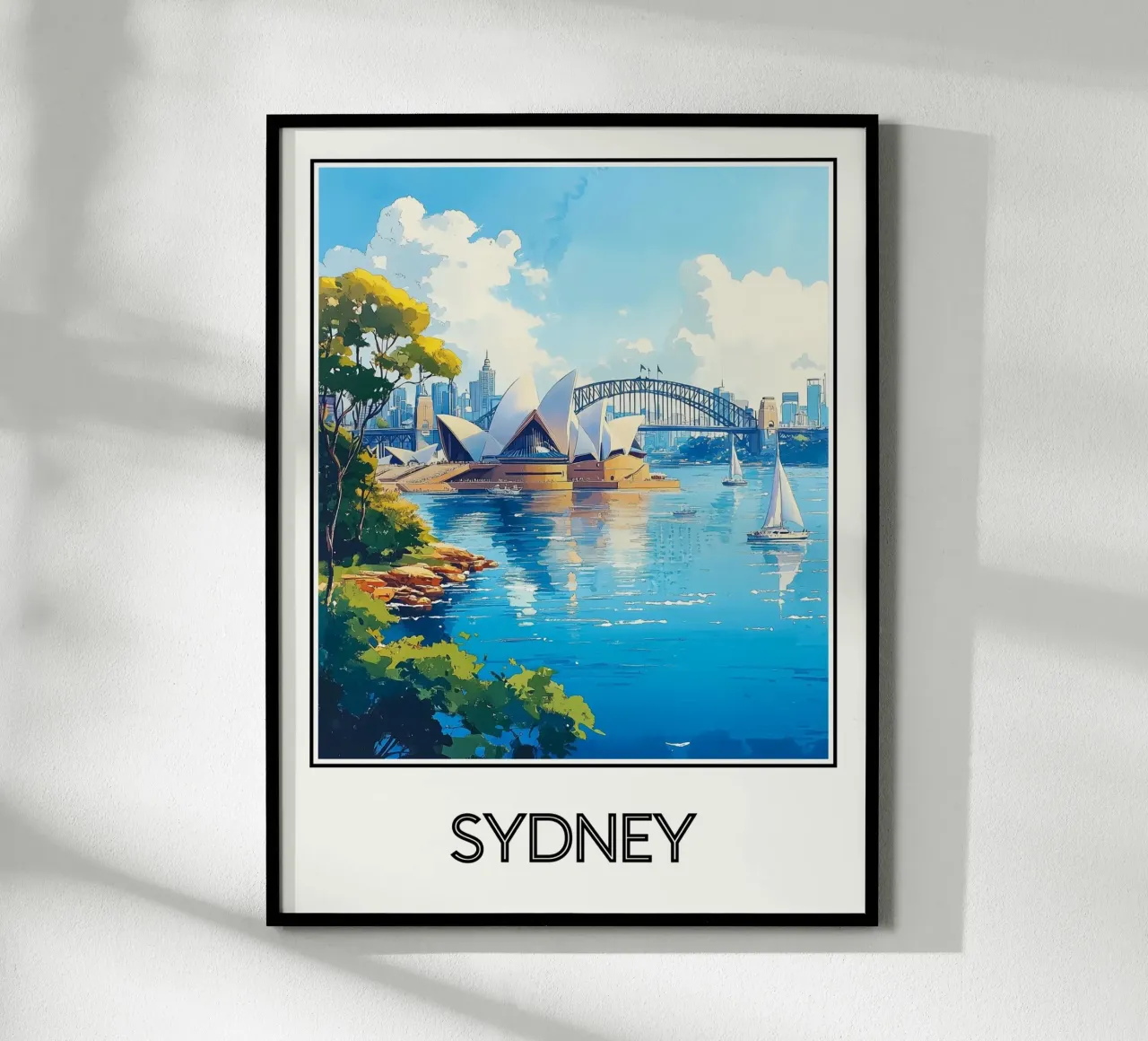 Affiche Sydney Australie Poster von Frame the World
