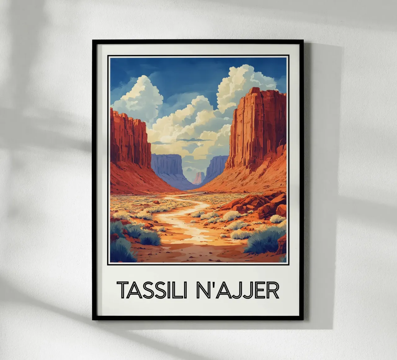 Tassili n'Ajjer poster da Frame the World