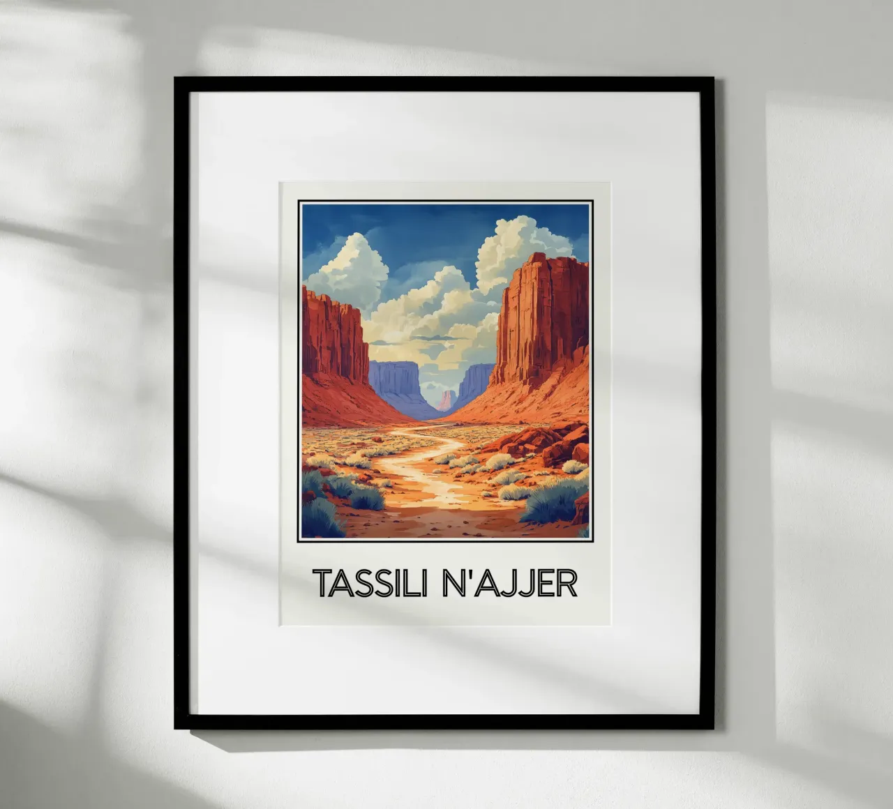 Tassili n'Ajjer poster da Frame the World