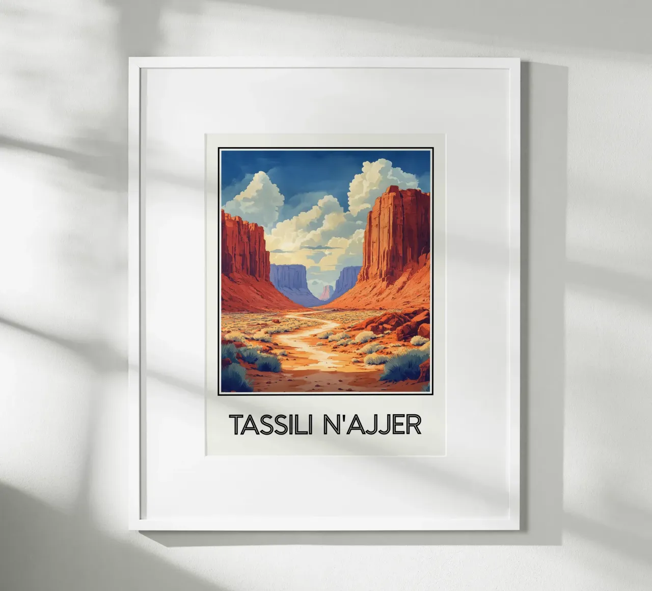Tassili n'Ajjer poster da Frame the World