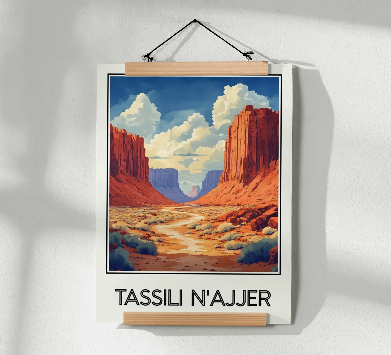 Tassili n'Ajjer poster da Frame the World
