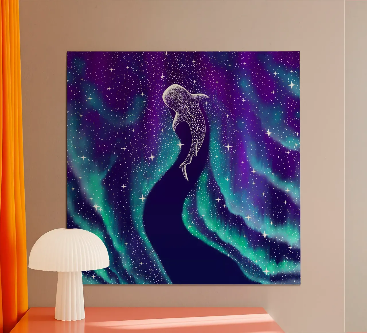Star eater in northern lights hahnemühle by aliriza cakir