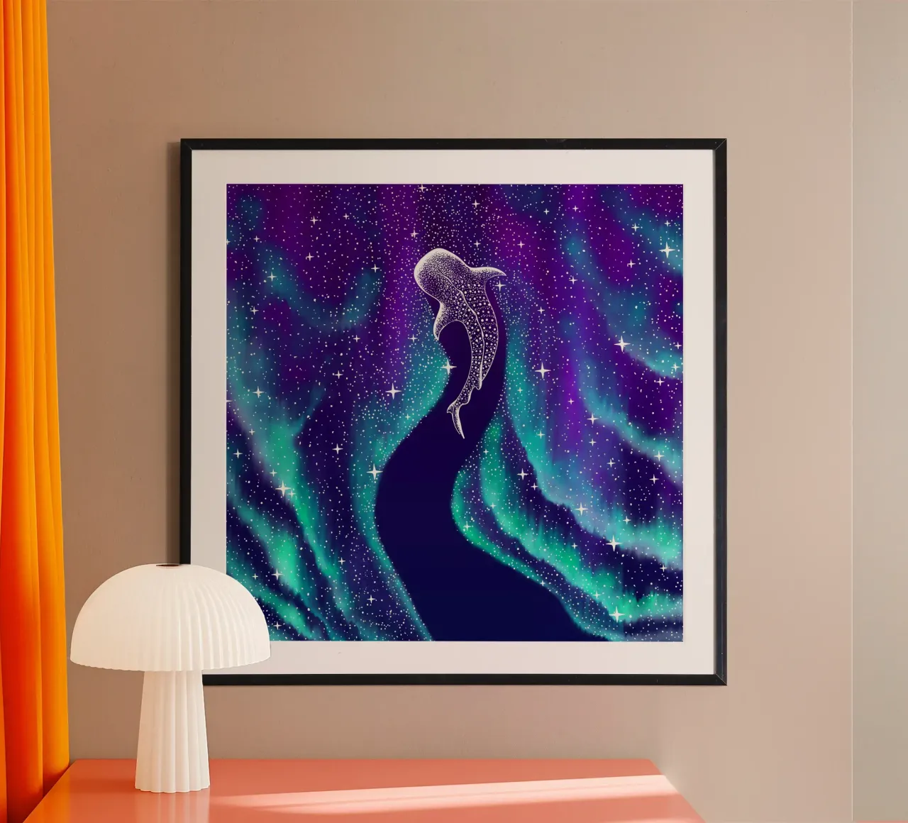 Star eater in northern lights hahnemühle by aliriza cakir