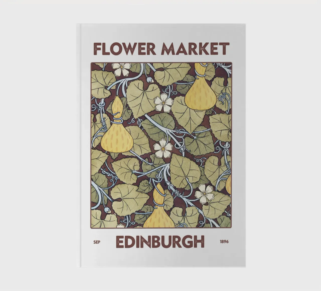 Mercato dei fiori di Edimburgo diario da Vintagrafica