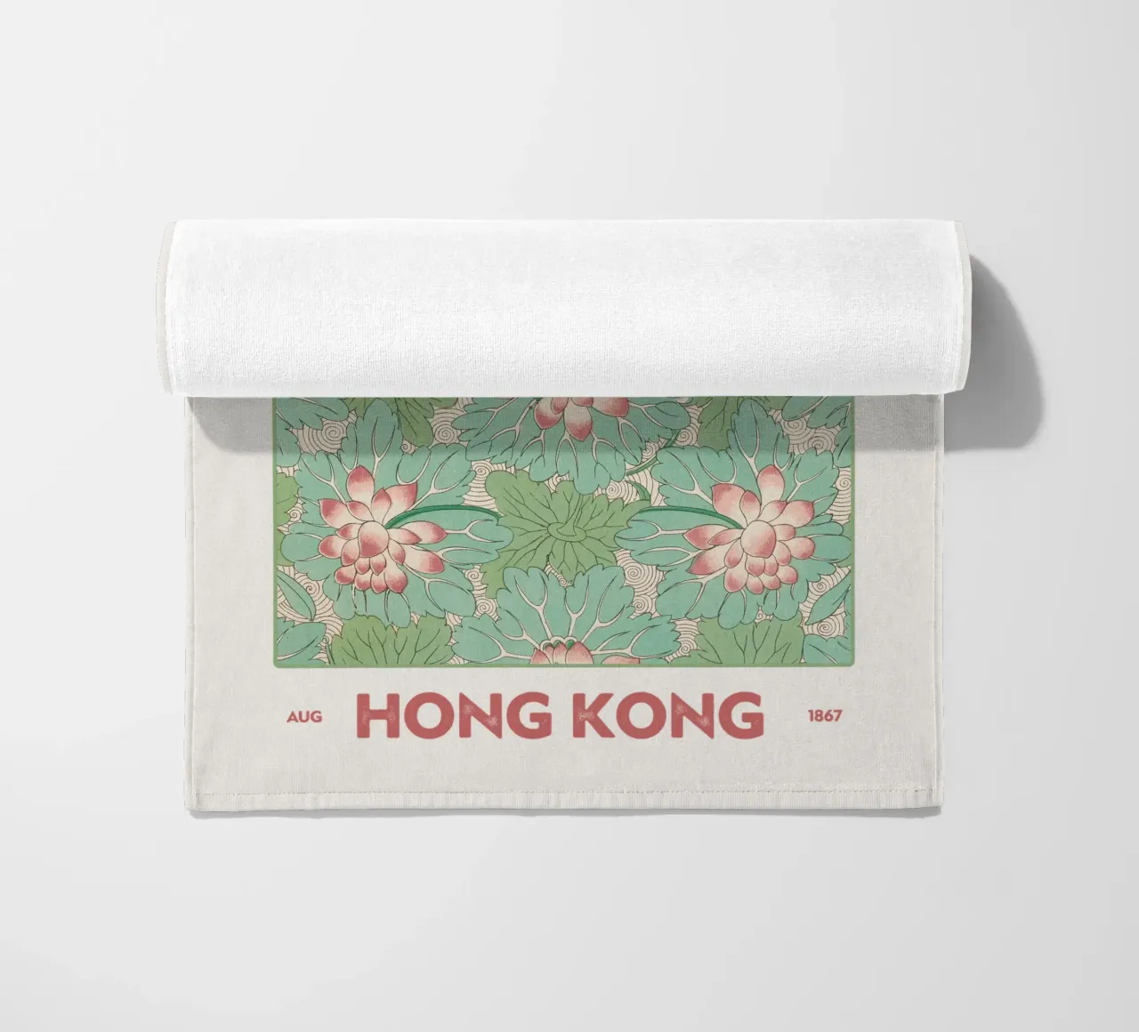 Mercato dei fiori di Hong Kong telo mare da Vintagrafica