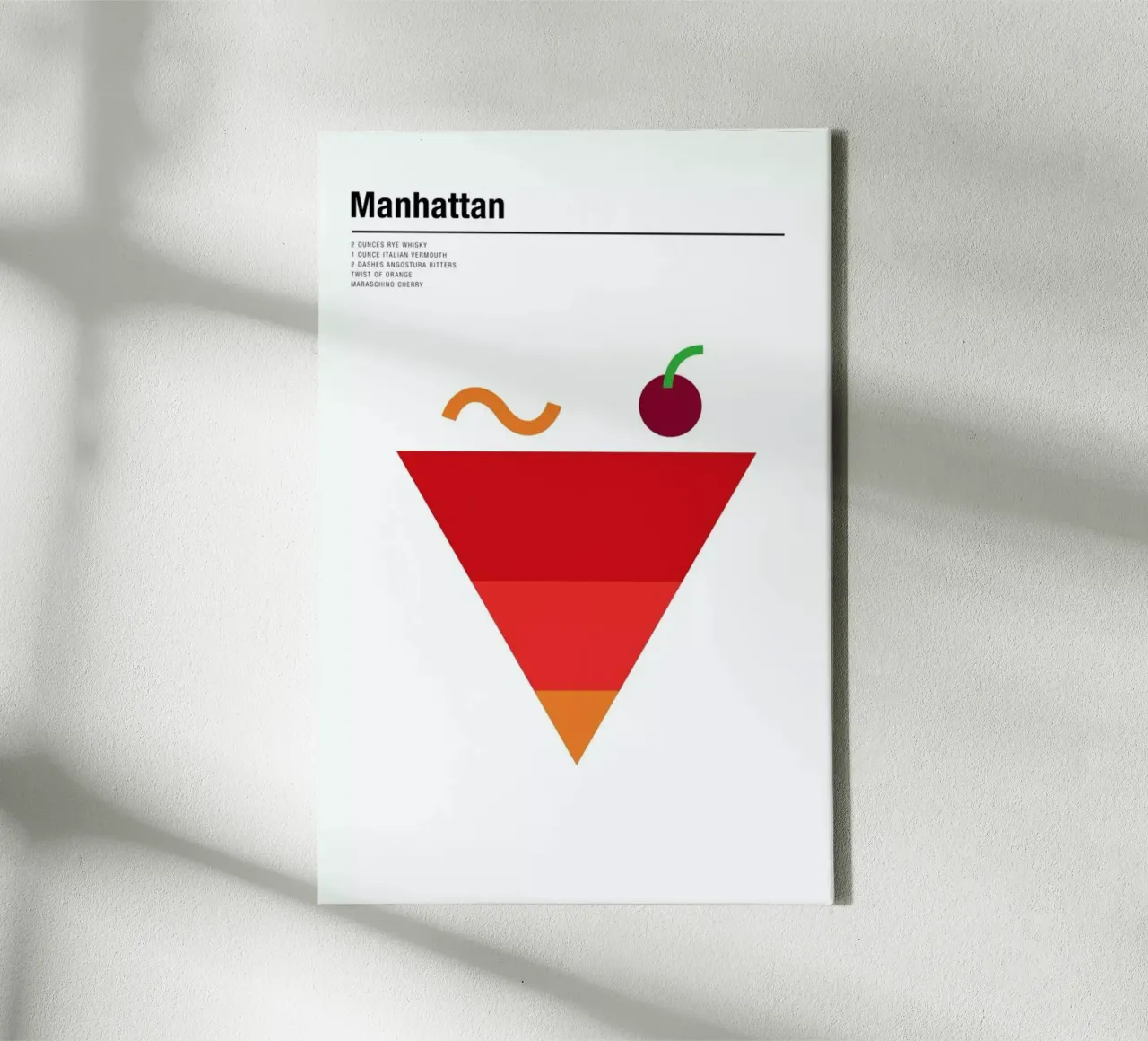 Manhattan tela con Cornice a cassetta da Nick Barclay