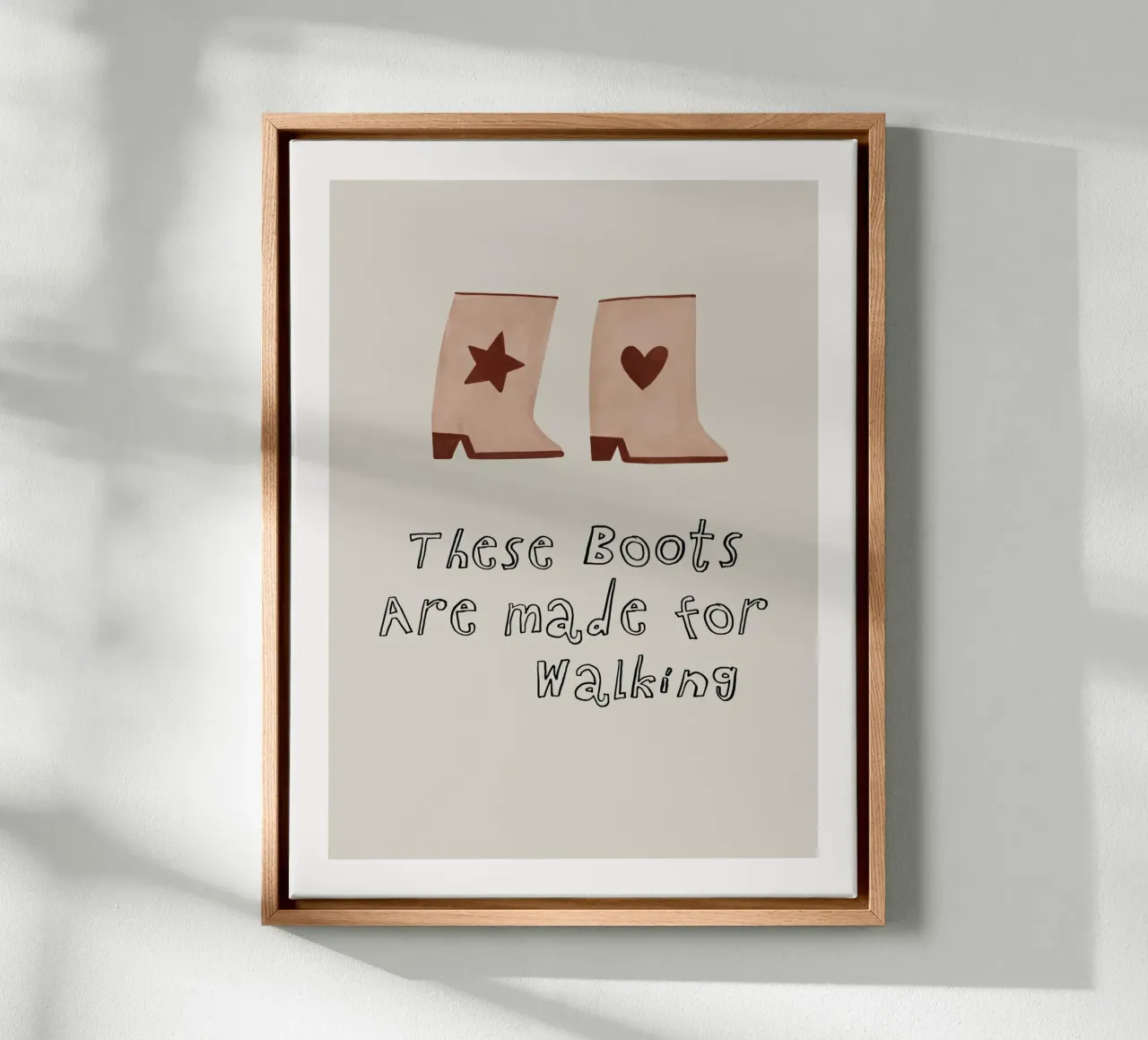 These Boots Are Made For Walking tela da treechild