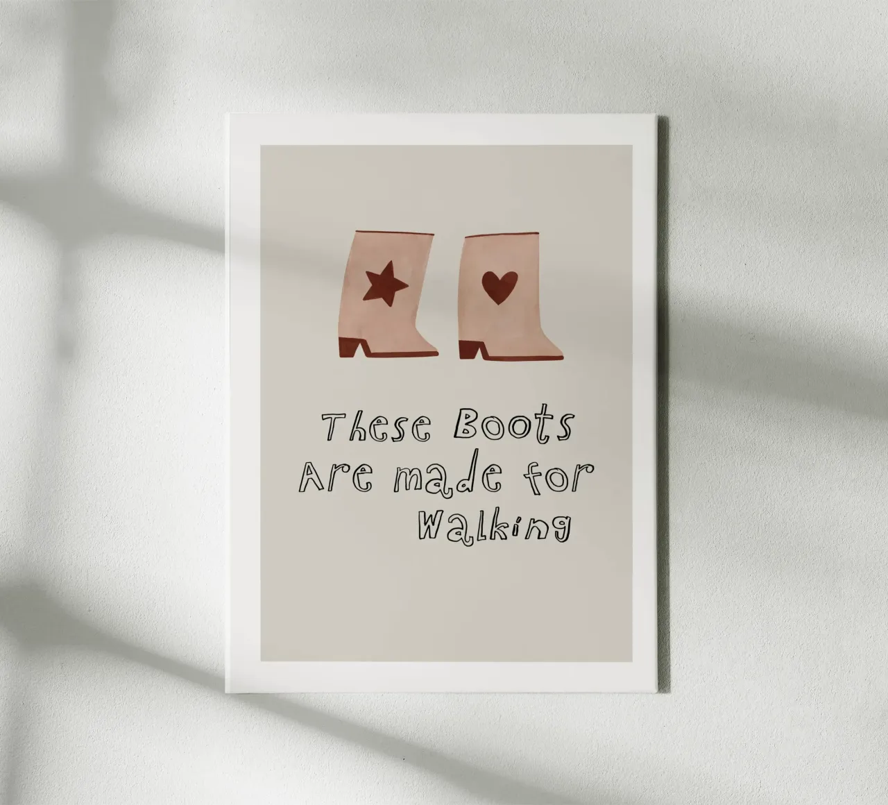These Boots Are Made For Walking tela da treechild
