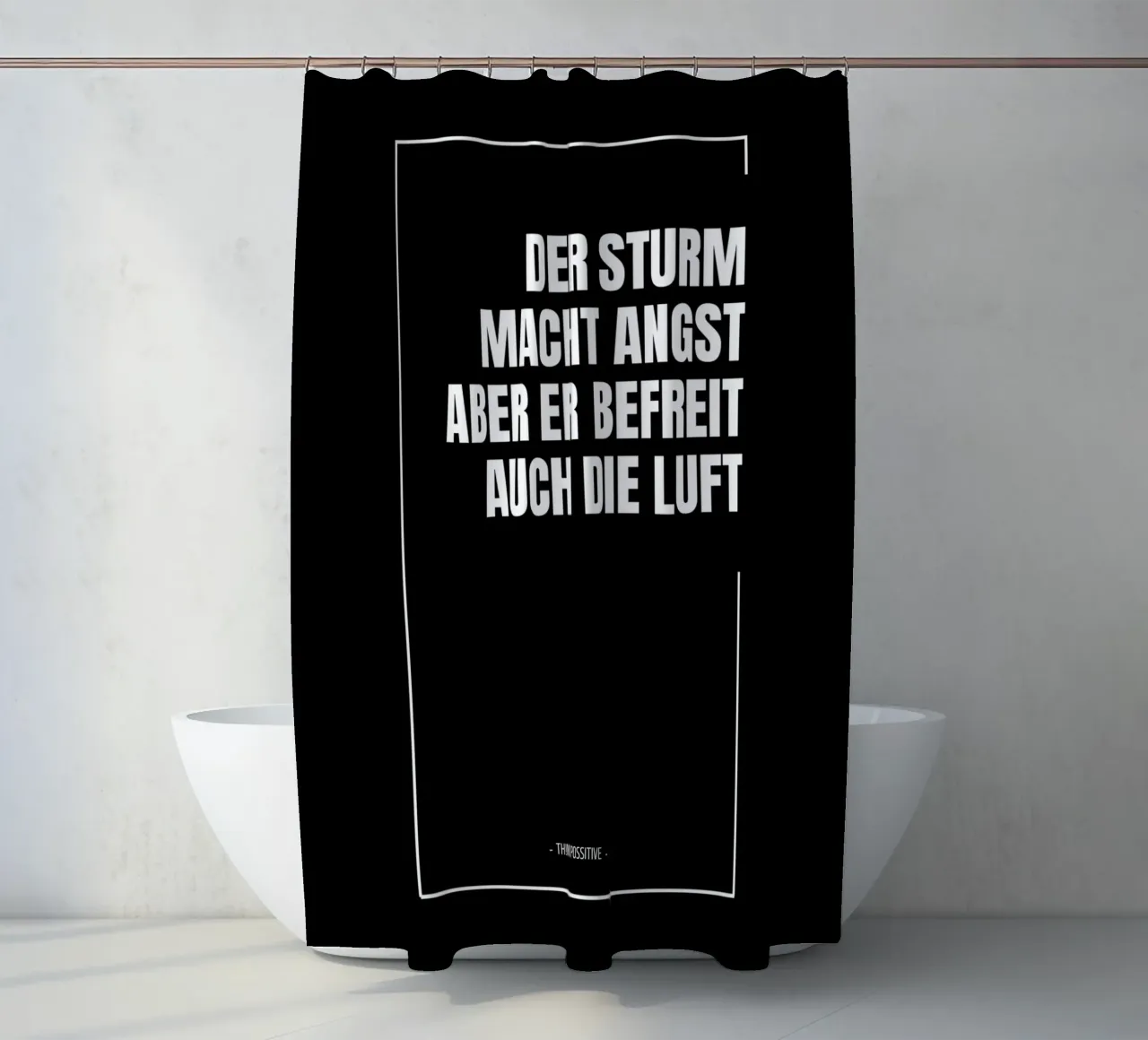 DER STURM BEFREIT tenda da doccia da Einfach Uebel