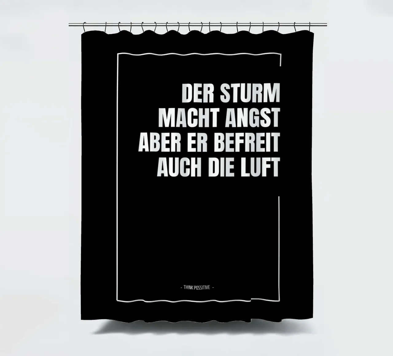 DER STURM BEFREIT tenda da doccia da Einfach Uebel