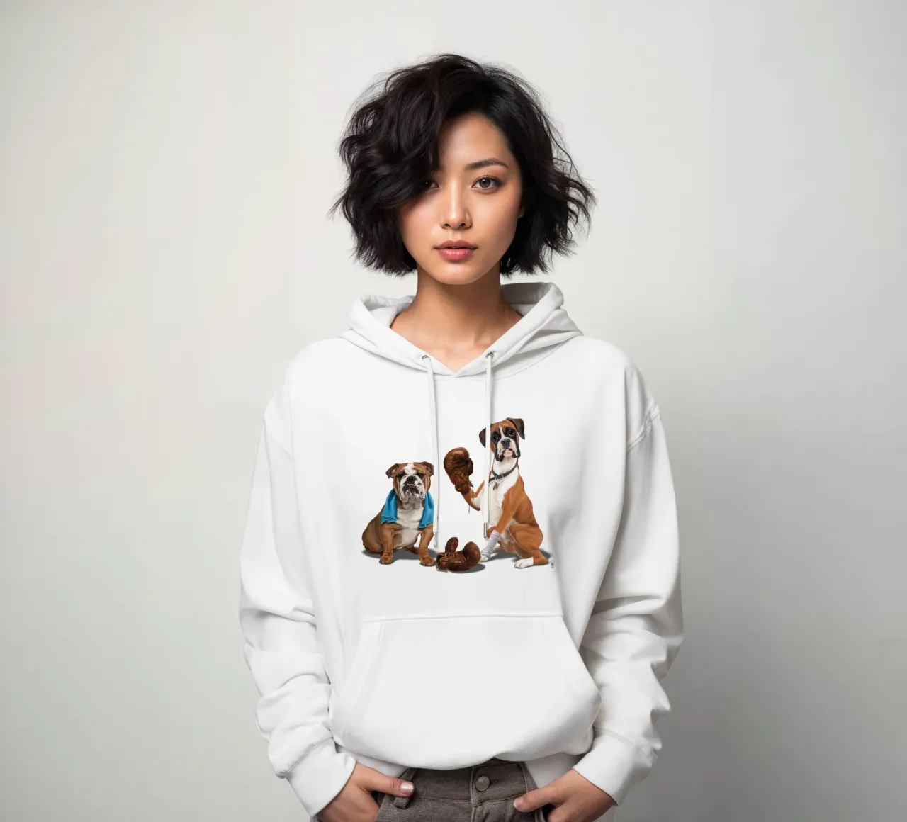 Raging (Colour) felpa con cappuccio da Rob Art | Illustration