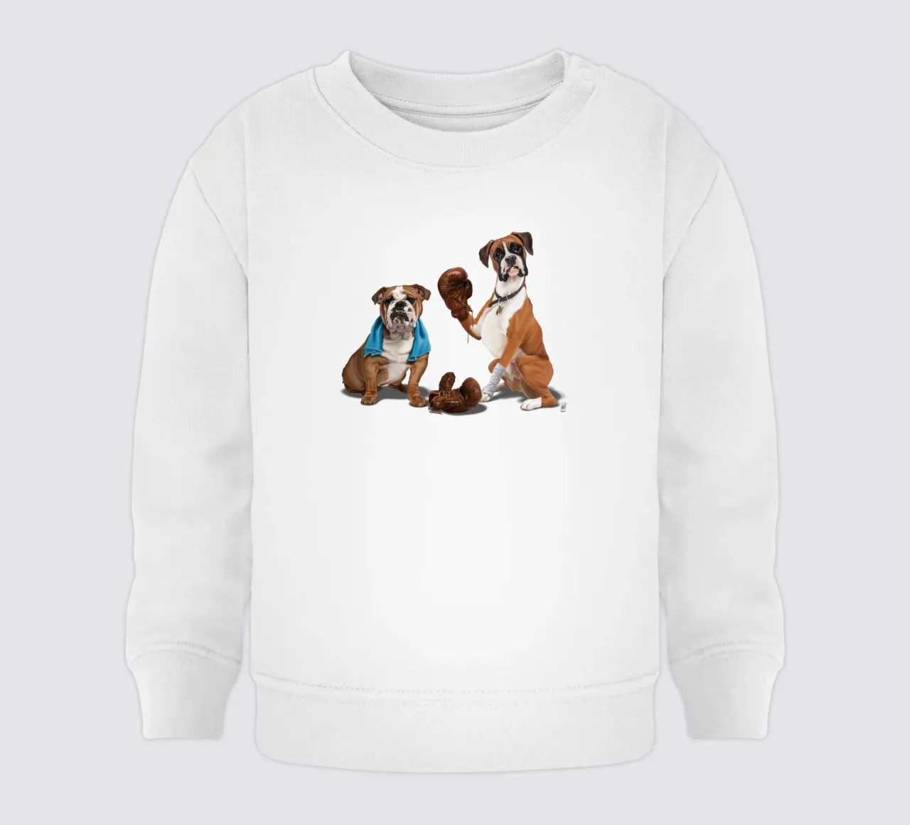 Raging (Colour) baby sweatshirt by Rob Art | Illustration