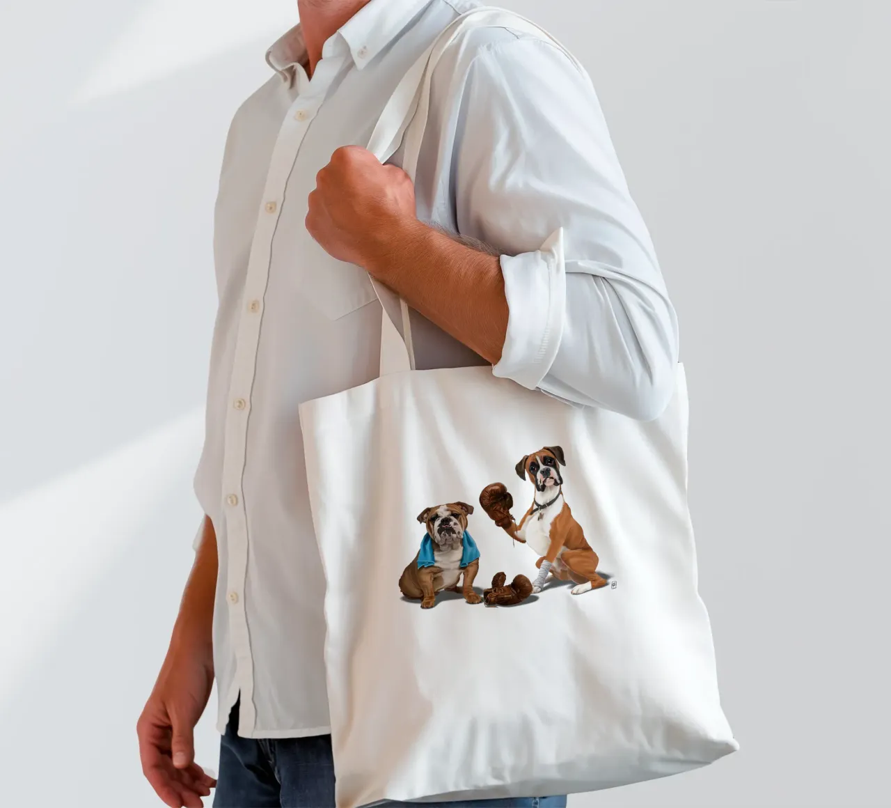 Raging (Colour) borsa in juta da Rob Art | Illustration