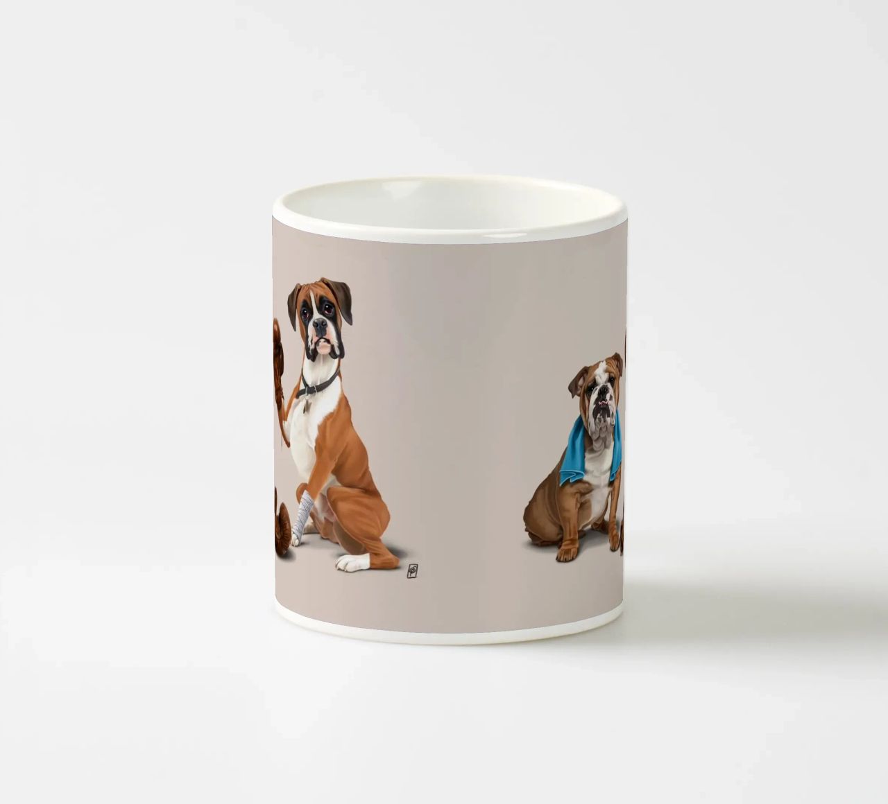 Raging (Colour) tazza in ceramica da Rob Art | Illustration