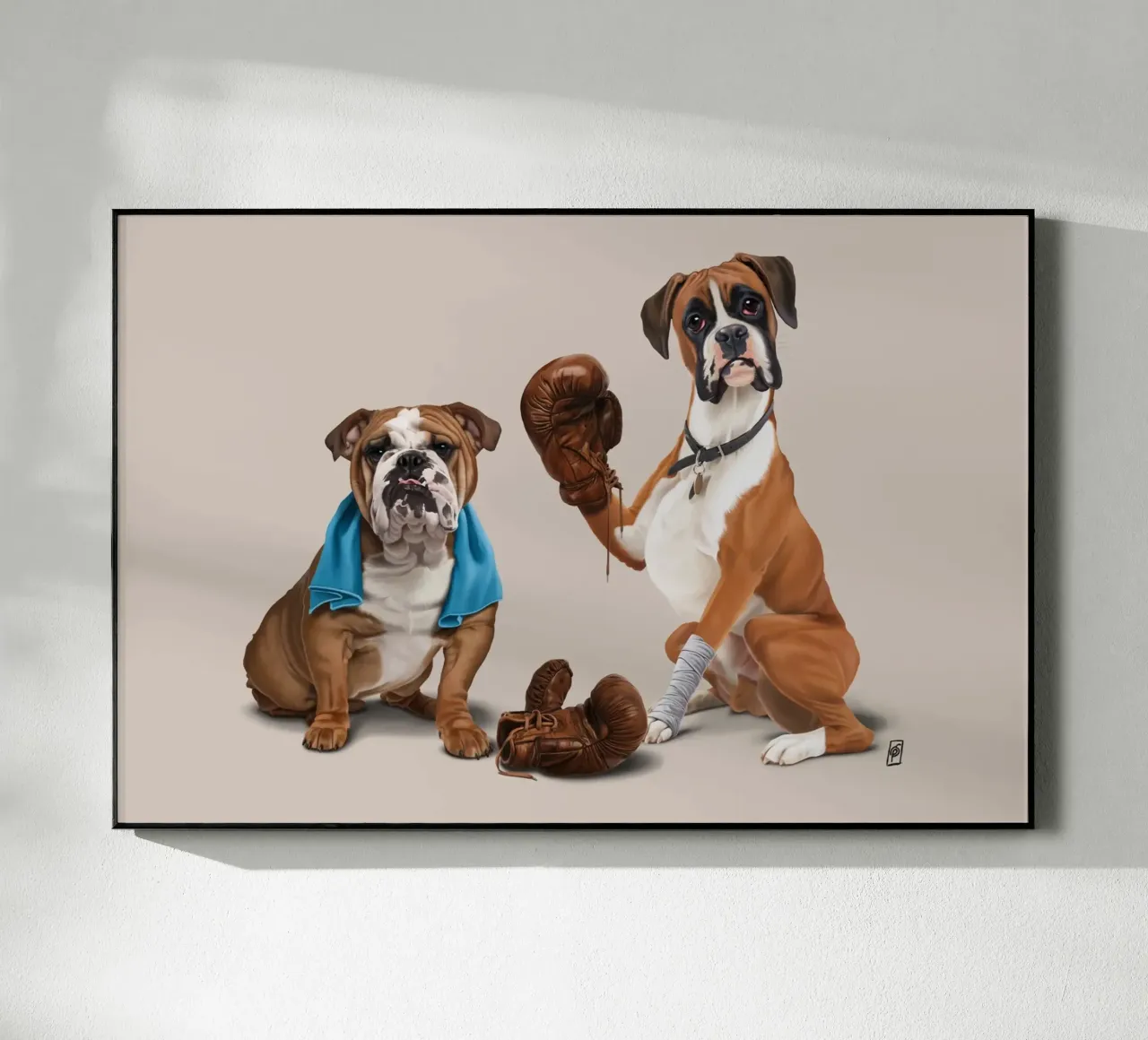 Raging (Colour) plexiglass da Rob Art | Illustration