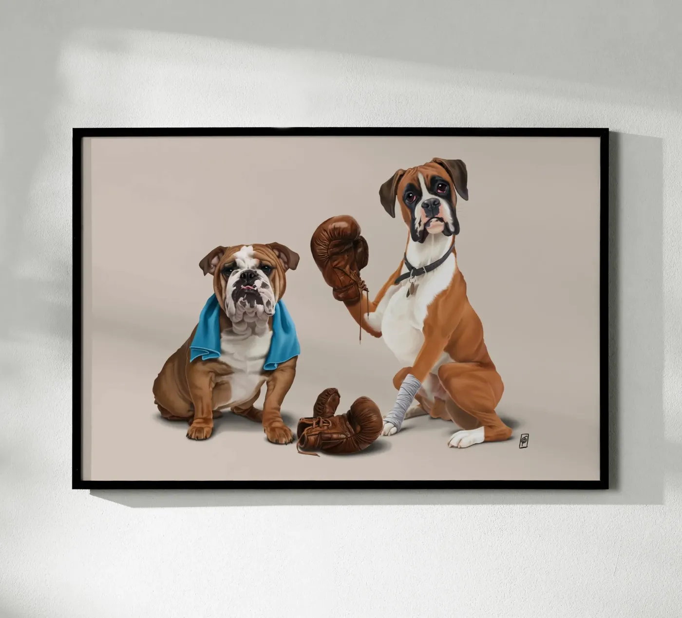 Raging (Colour) poster by Rob Art | Illustration