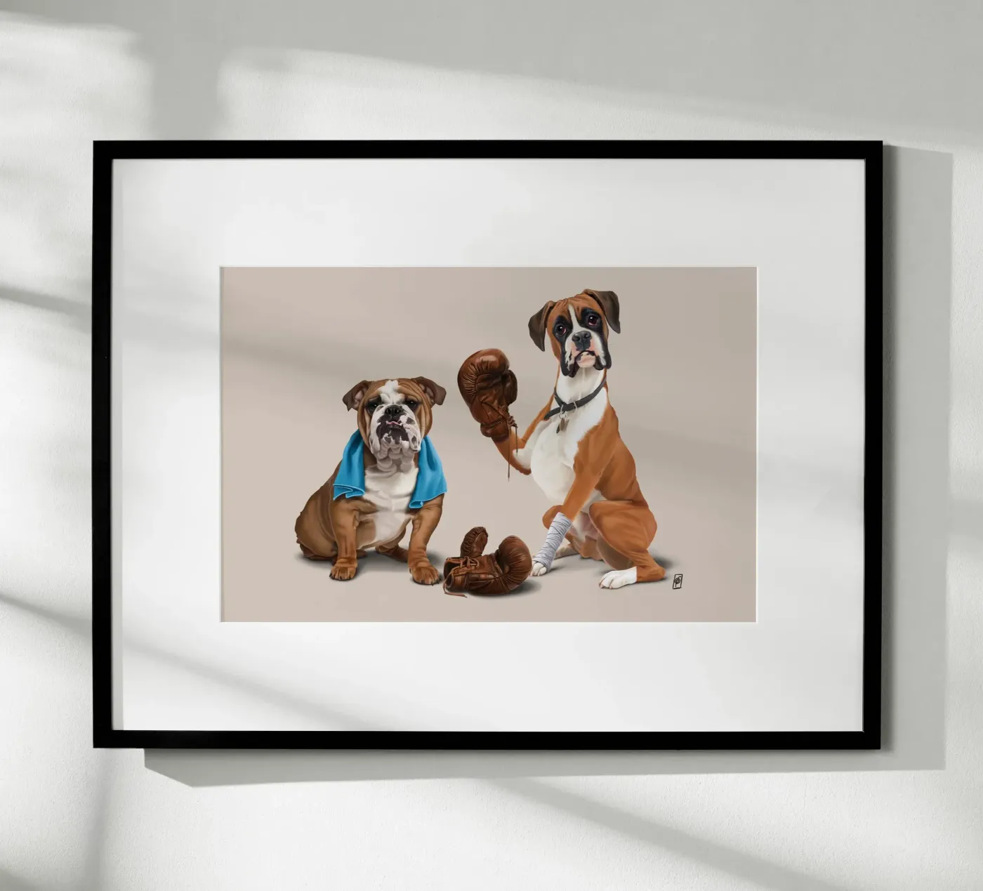 Raging (Colour) poster by Rob Art | Illustration