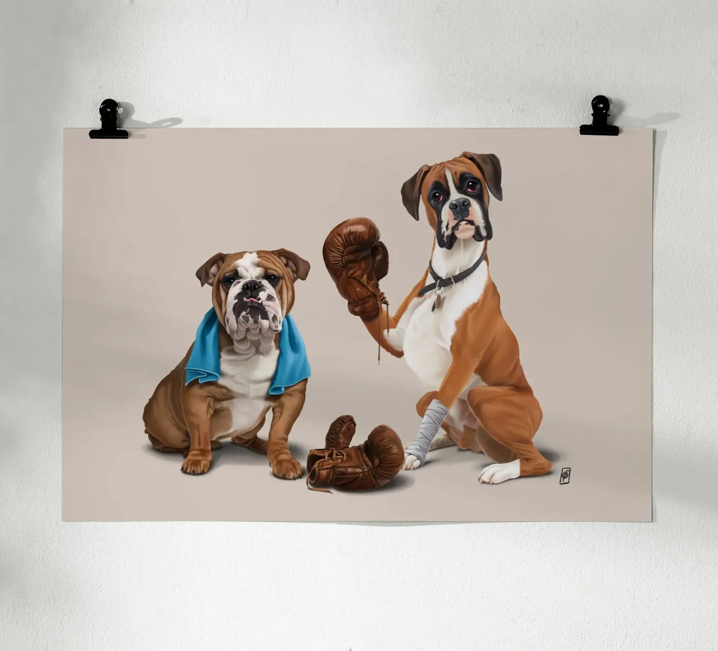 Raging (Colour) poster by Rob Art | Illustration