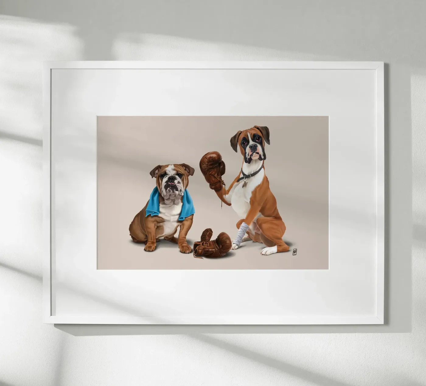 Raging (Colour) poster by Rob Art | Illustration