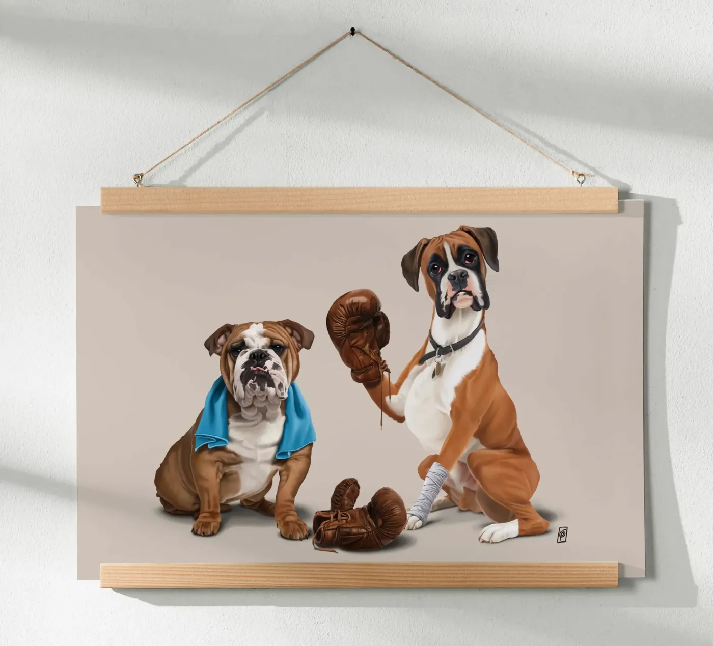 Raging (Colour) poster by Rob Art | Illustration