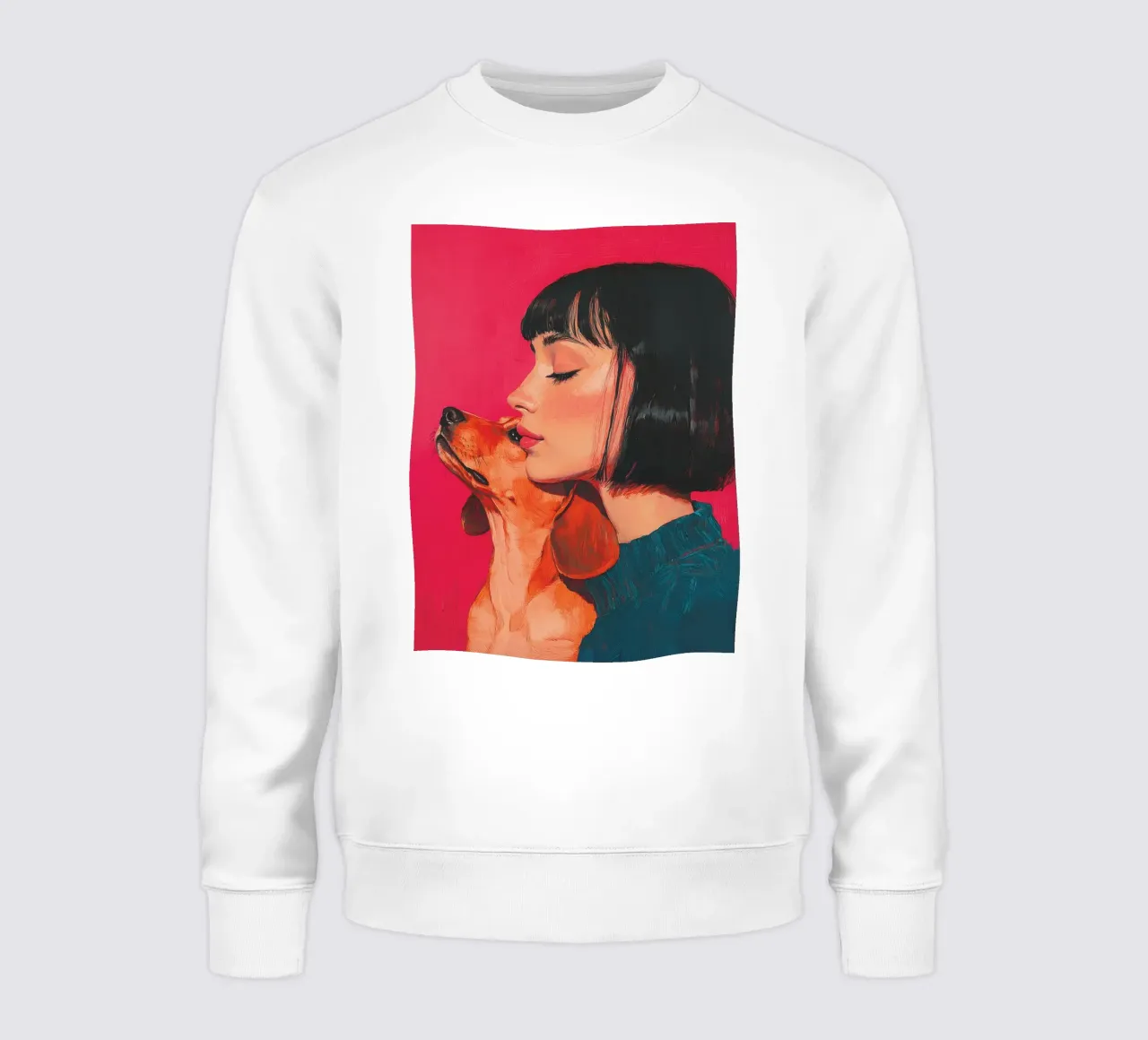 Io e il mio cane (n. 1) felpa da Katja Stehle Design