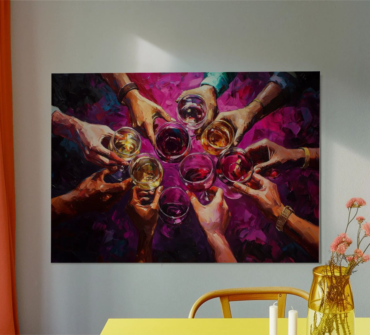 Weinparty Poster von Katja Stehle Design