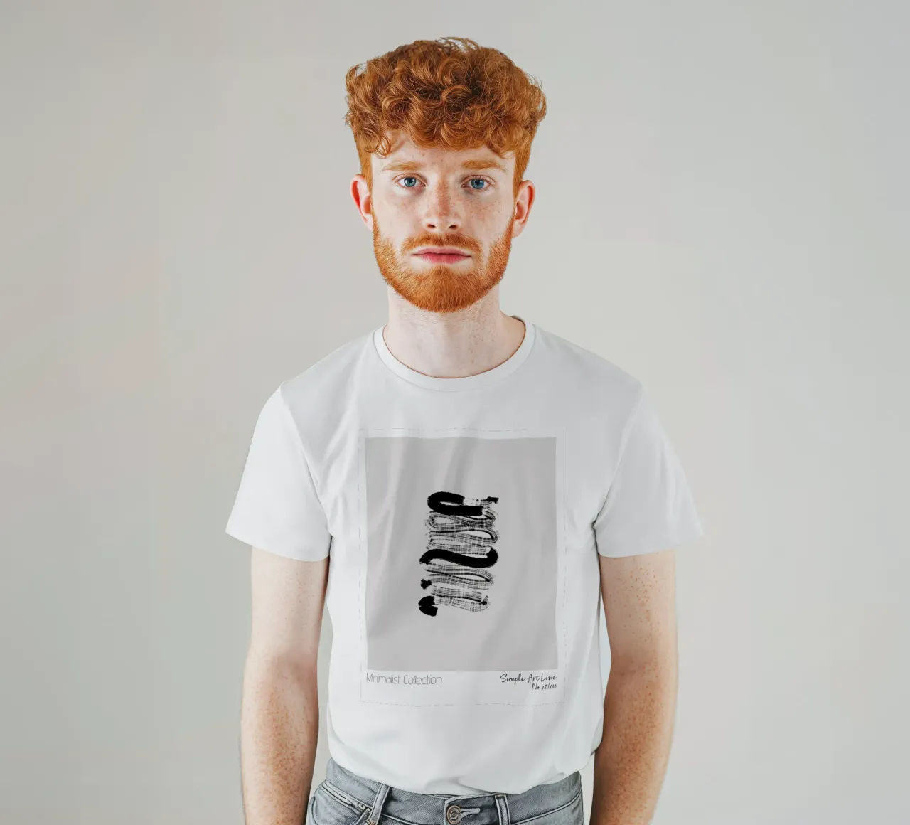 Simple Art Line No 66 t-shirt da treechild