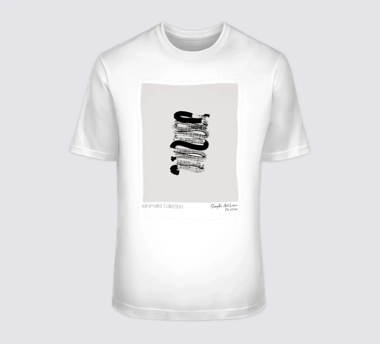 Simple Art Line No 66 t-shirt da treechild