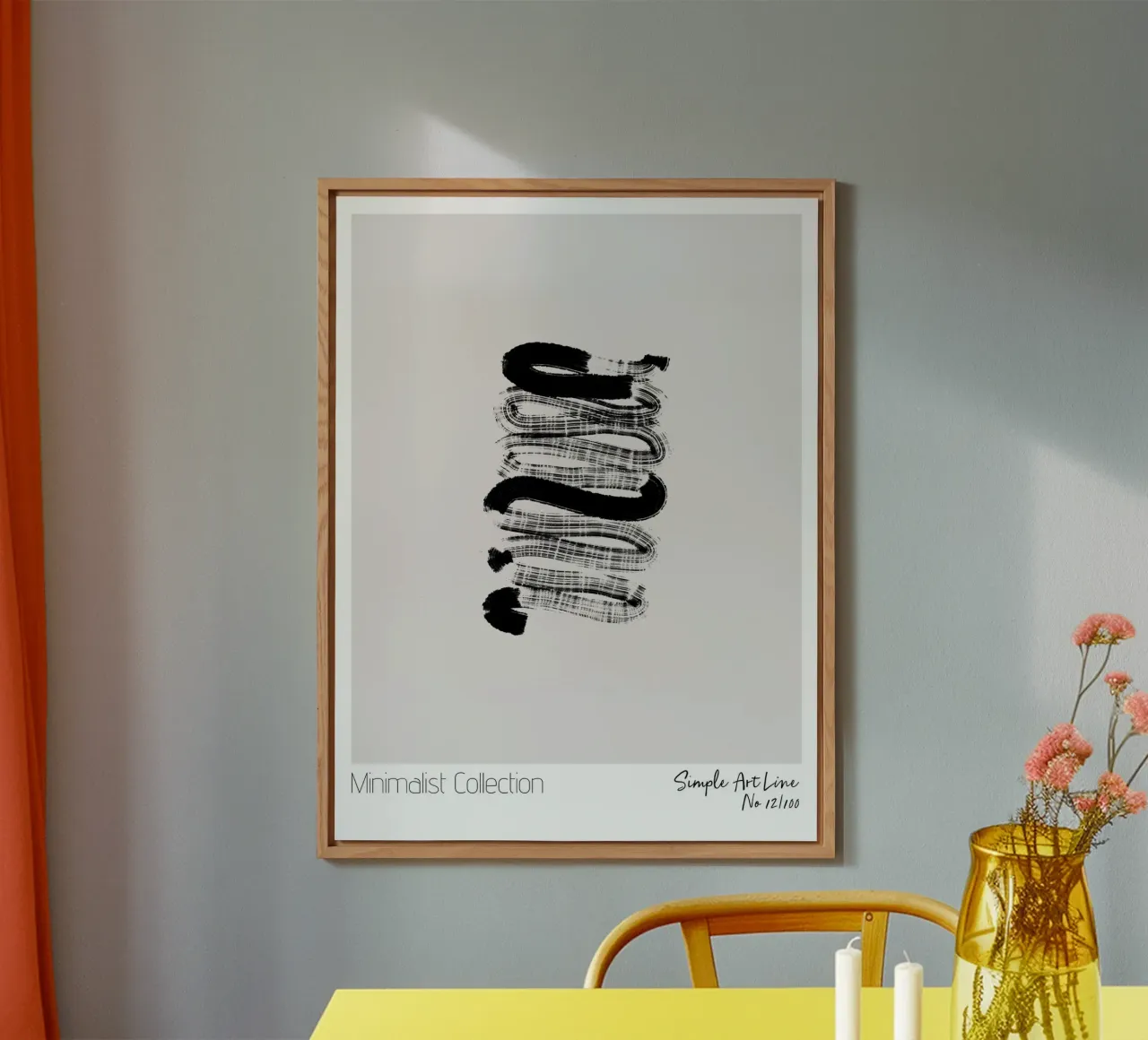 Simple Art Line No 66 alluminio dibond da treechild