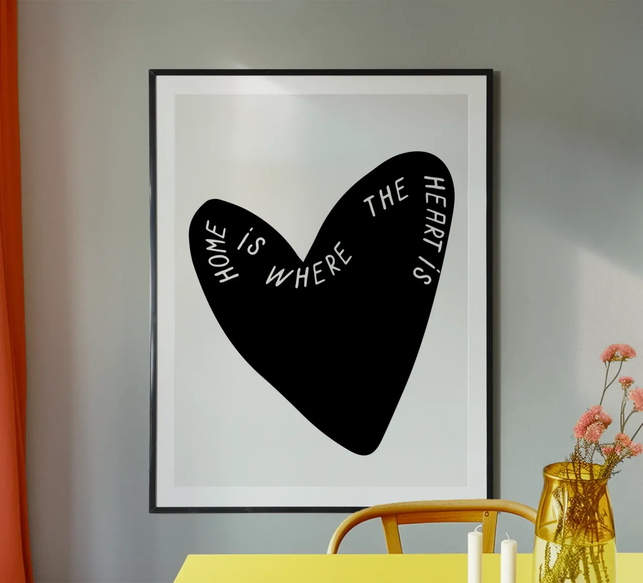 Home is where the heart is carta hahnemühle da ramosashop