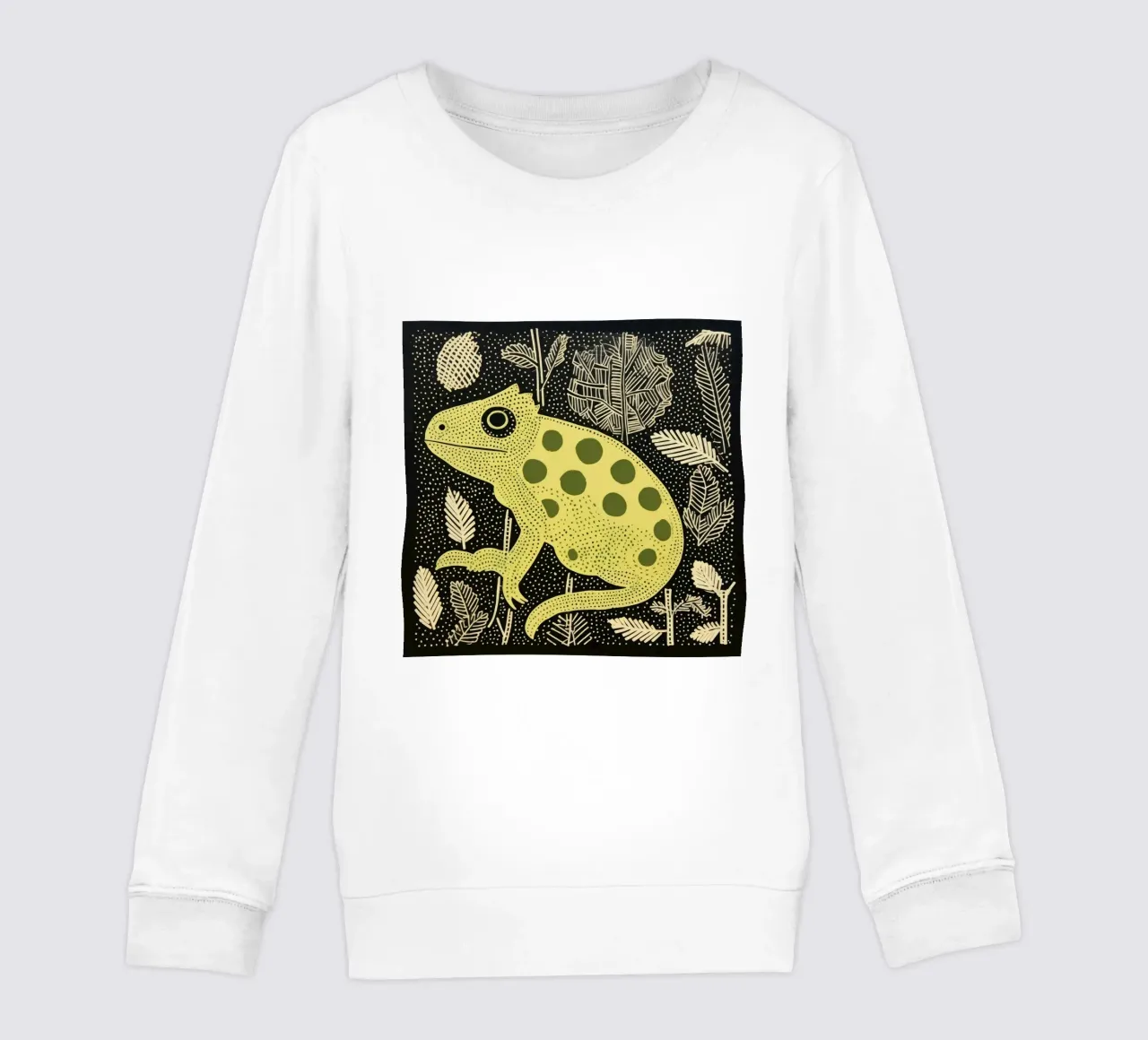 Camaleonte verde 2 felpa bambino da Minimal Animal Art