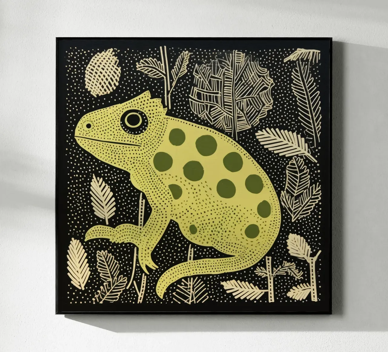 Camaleonte verde plexiglass da Minimal Animal Art