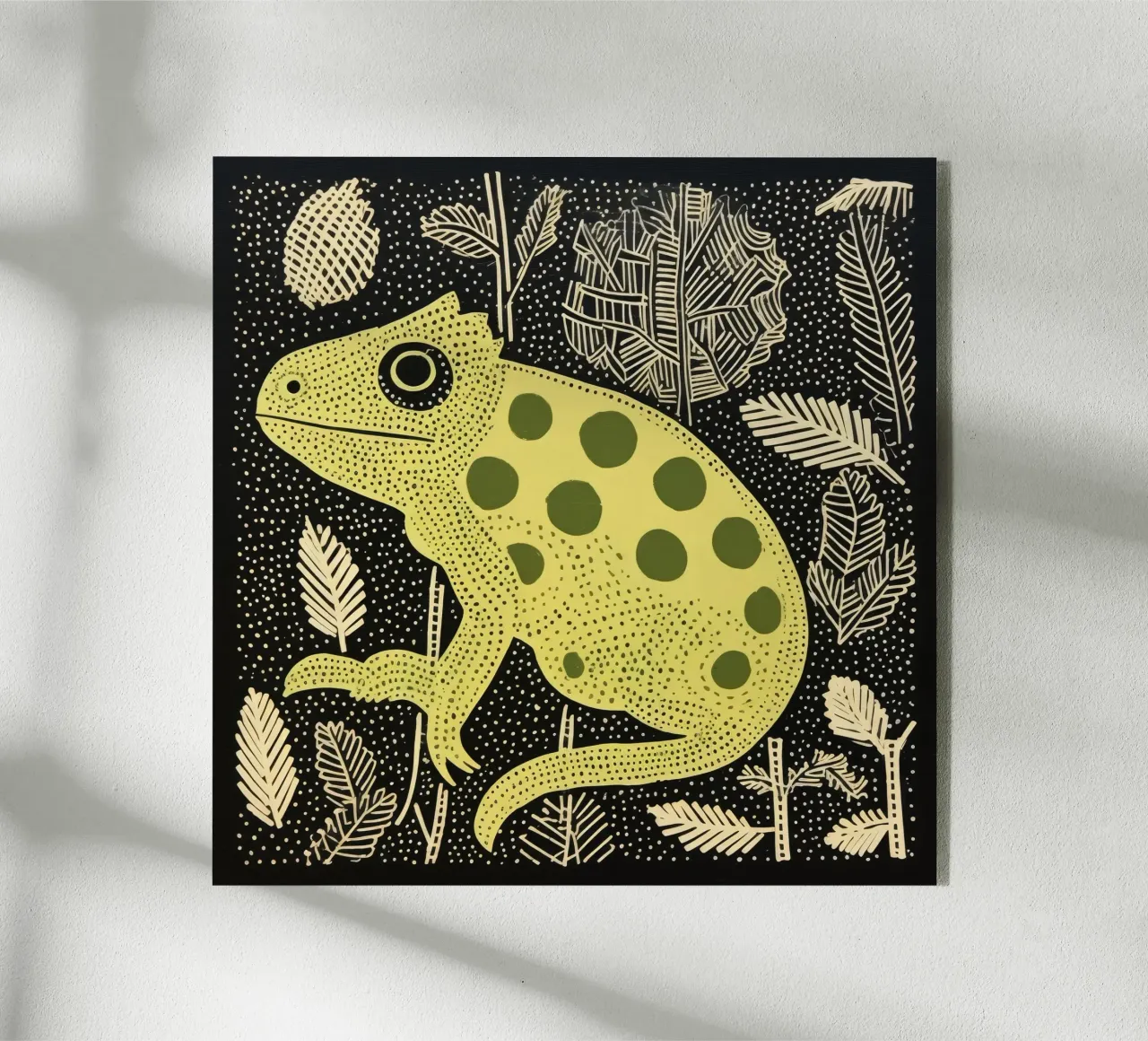 Camaleonte verde plexiglass da Minimal Animal Art