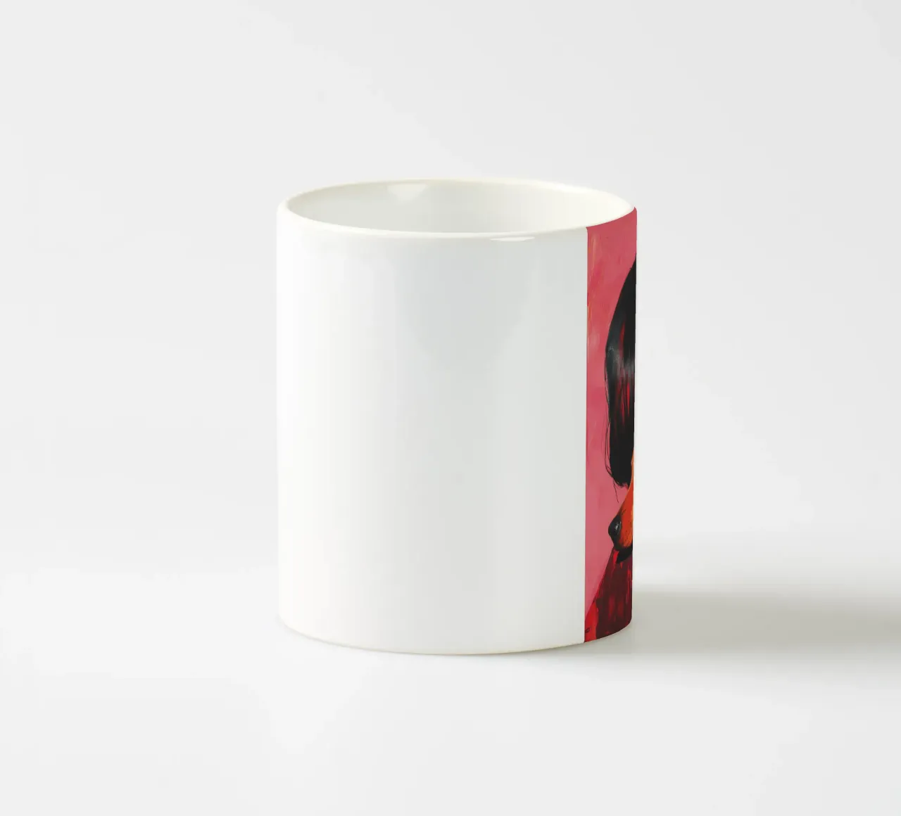 Io e il mio cane (n. 2) tazza in ceramica da Katja Stehle Design