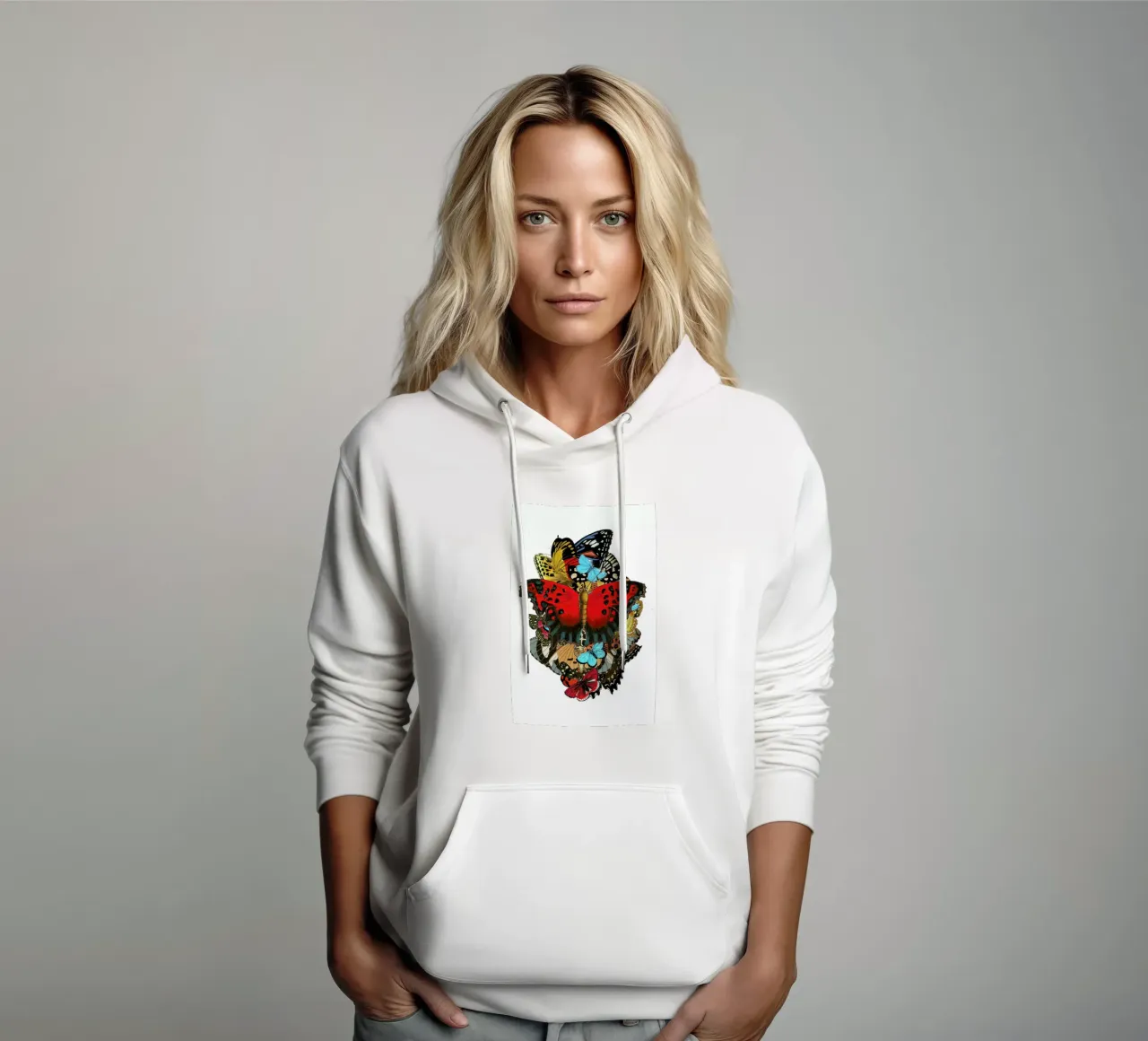 The colors of nature 1 felpa con cappuccio da Rococco LA