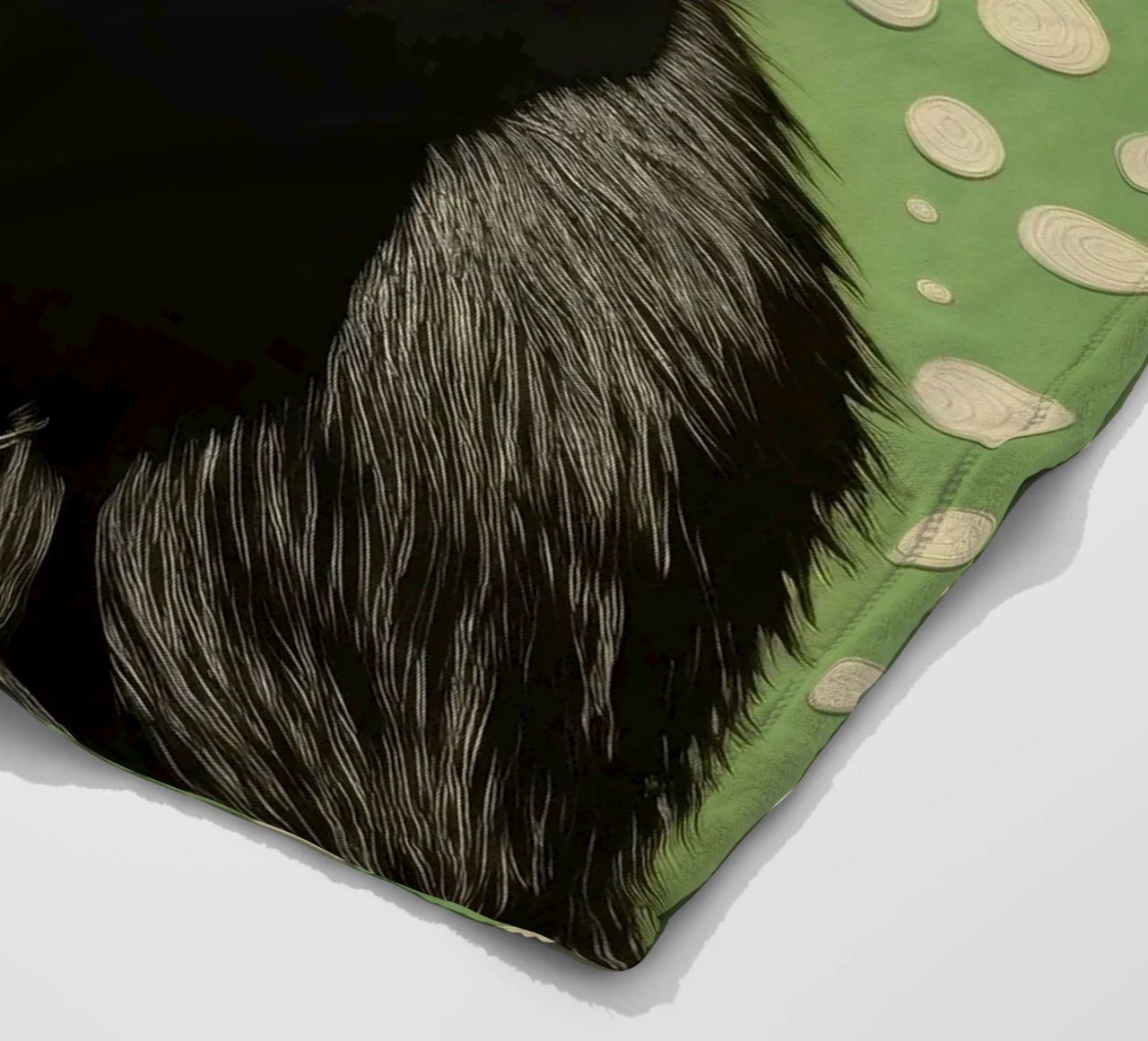 Scimpanzé verde 2 coperta in pile da Minimal Animal Art