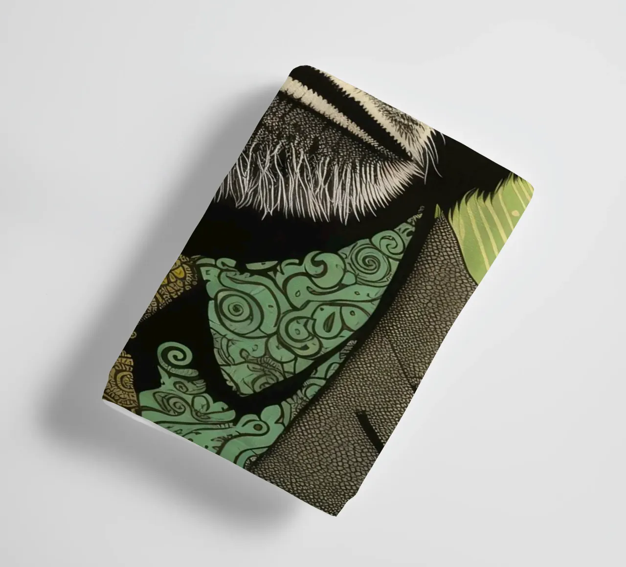 Scimpanzé verde 3 asciugamano da bagno da Minimal Animal Art